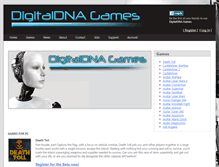 Tablet Screenshot of digitaldnagames.com